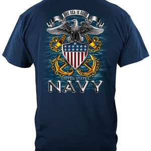 Navy Full Print Eagle MM144
