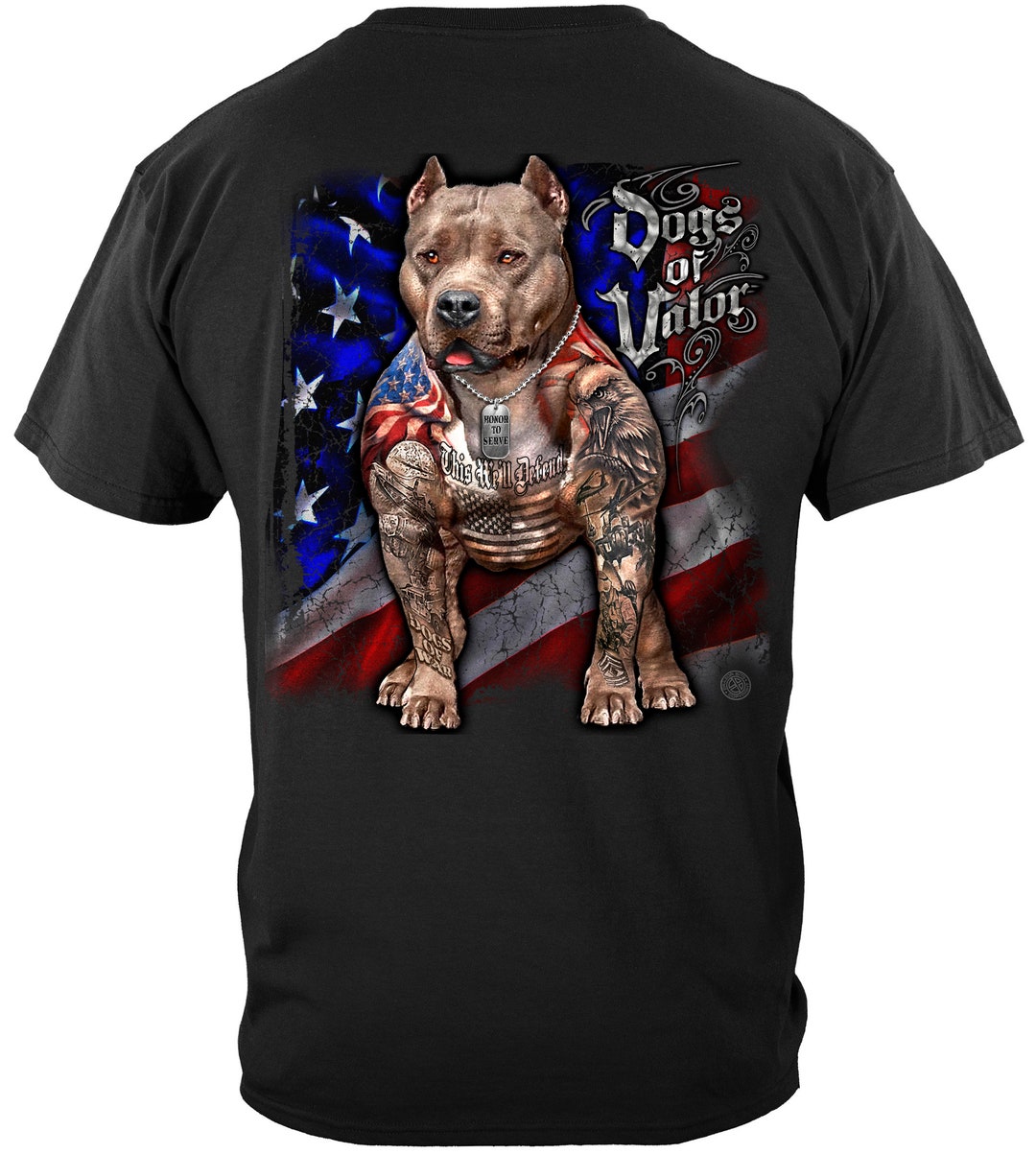 Dogs of Valor This We'll Defend Pit Bull T-shirt Sweatshirt Hoodie ...