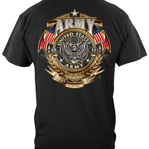 Army Gold Shield Badge Of Honor MM148