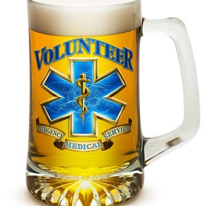 Volunteer EMS 25oz Tankard Glass Set