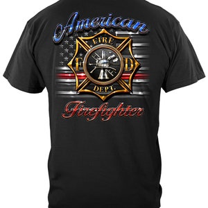 Firefighter Vintage Tattoo Art T-Shirt Sweatshirt Hoodie FF2428
