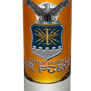 Air Force USAF Missle 2oz Shooter Shot Glass Glass Set