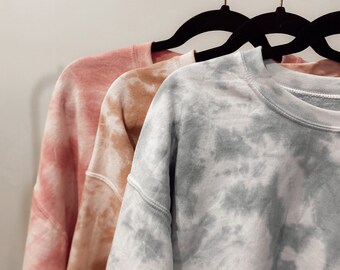 subtle tie dye sweatshirt
