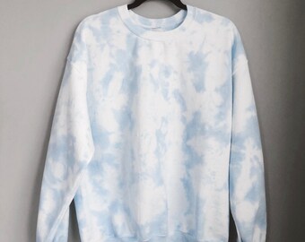 plain light blue sweatshirt
