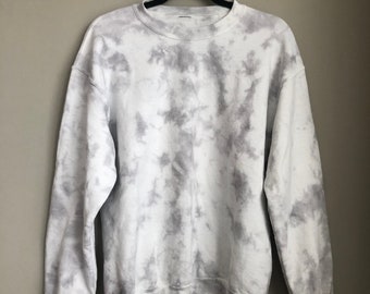 light grey tie dye hoodie