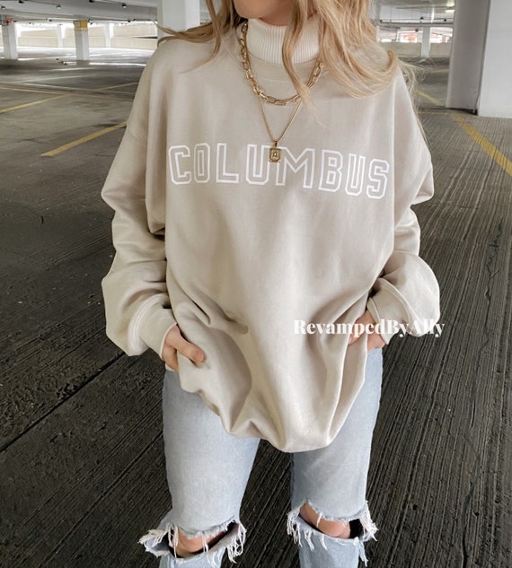 State Crewneck Sweatshirt / Cream 