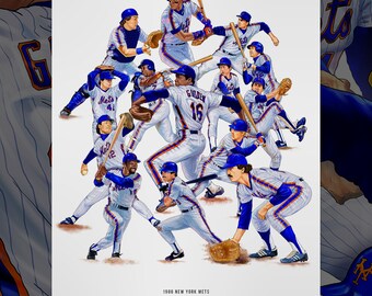 Vintage 1986 Mets World Series