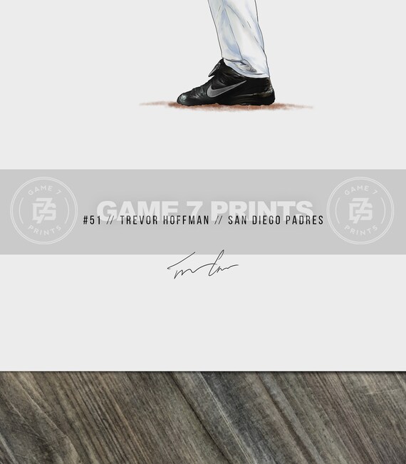 Trevor Hoffman San Diego Padres Baseball Illustrated Print - Etsy