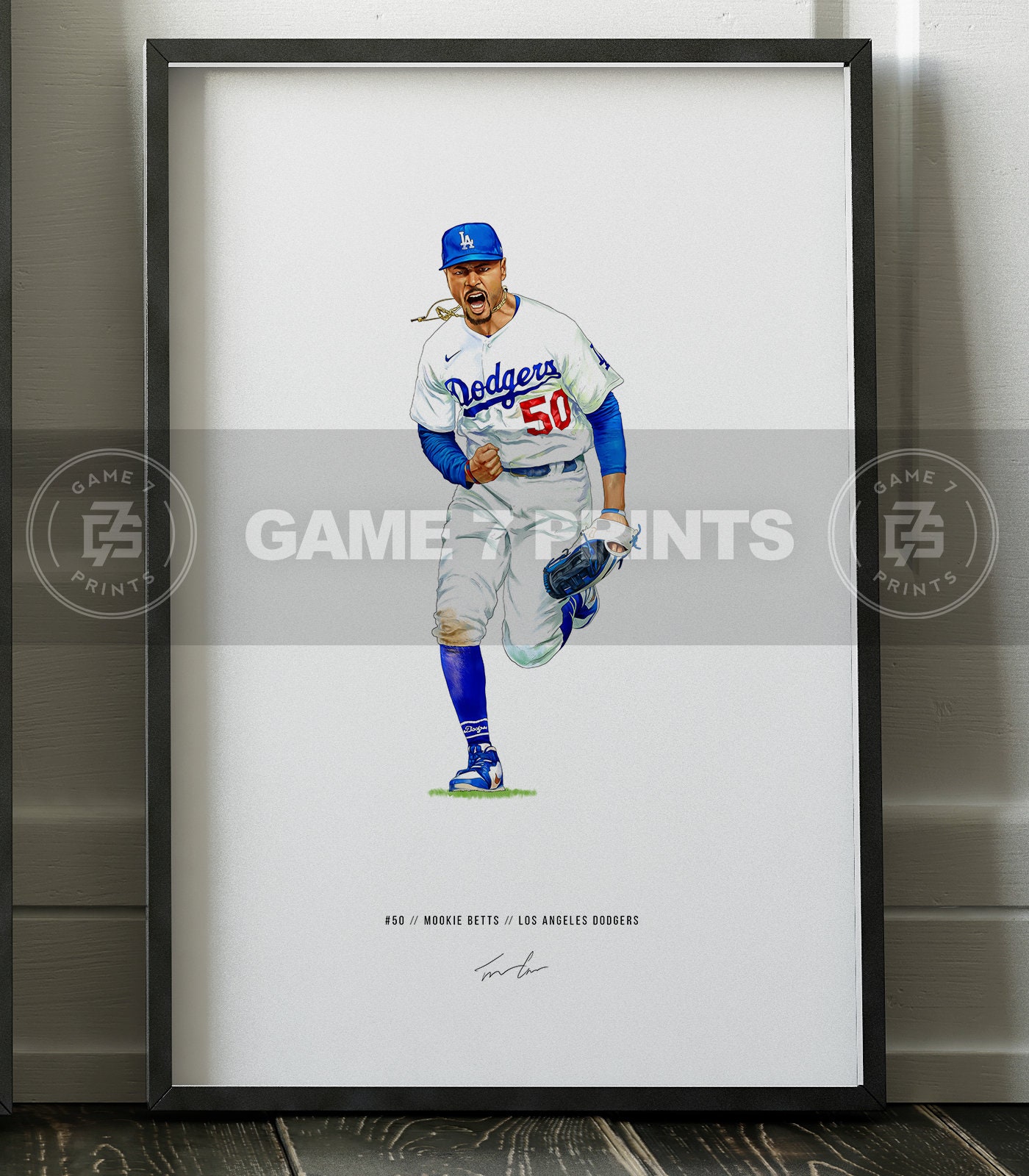 Mookie Betts Poster Los Angeles Dodgers Baseball Mookie Betts Poster Los Angeles Dodgers Baseball