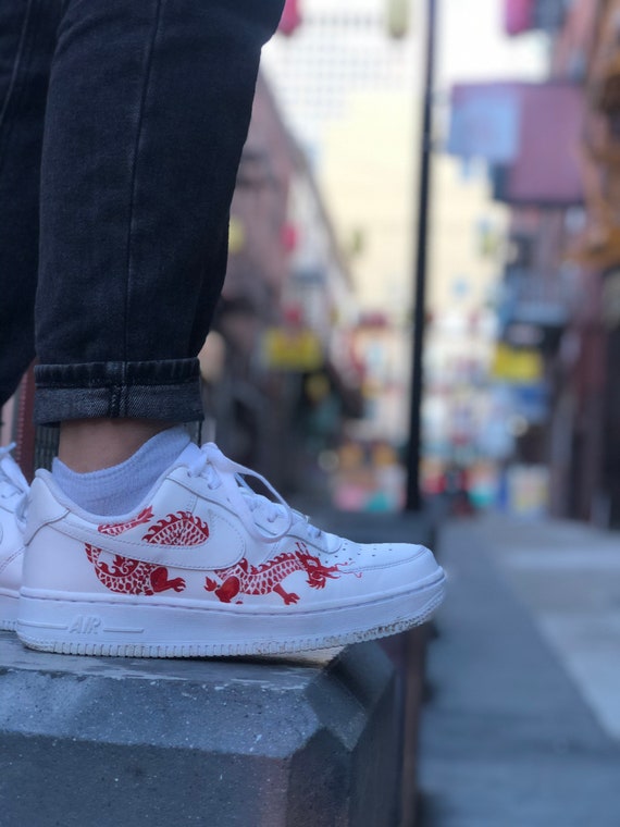 air force 1 dragon custom
