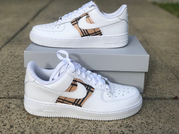 air force 1 custom burberry air force 1 custom burberry