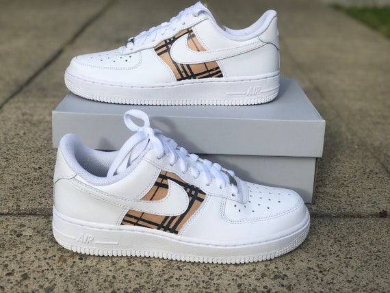 burberry painted air forces