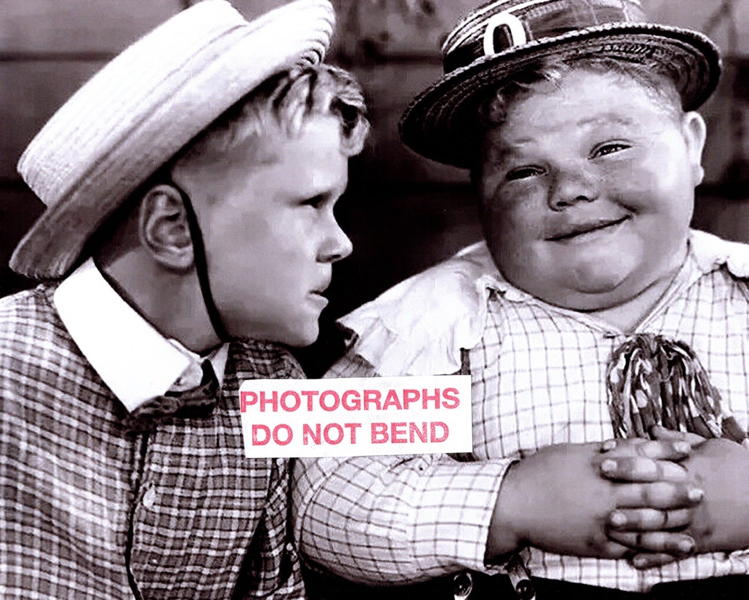 Films Et Séries Tv Avec Jackie Cooper 8x10 Photo Jackie Cooper & Chubby Little Rascals Our Gang. - Etsy
