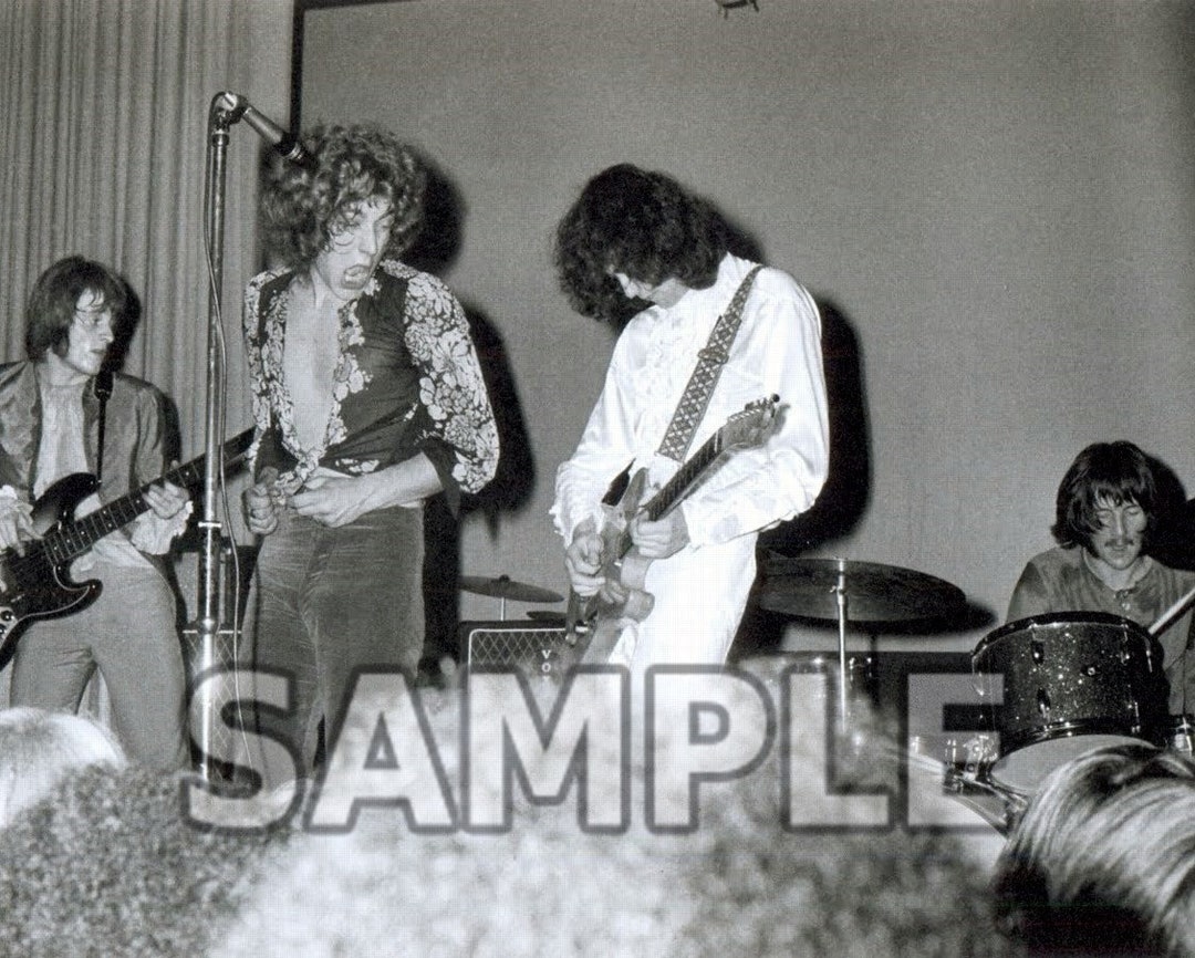 8x10 Photo of Led Zeppelin, Heavy Metal, Pop Singers, Rock 'n Roll in