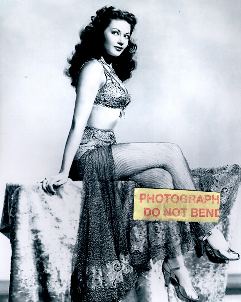 8x10 Photo Yvonne Decarlo 4 Pretty Sexy Movie Star Publicity Etsy