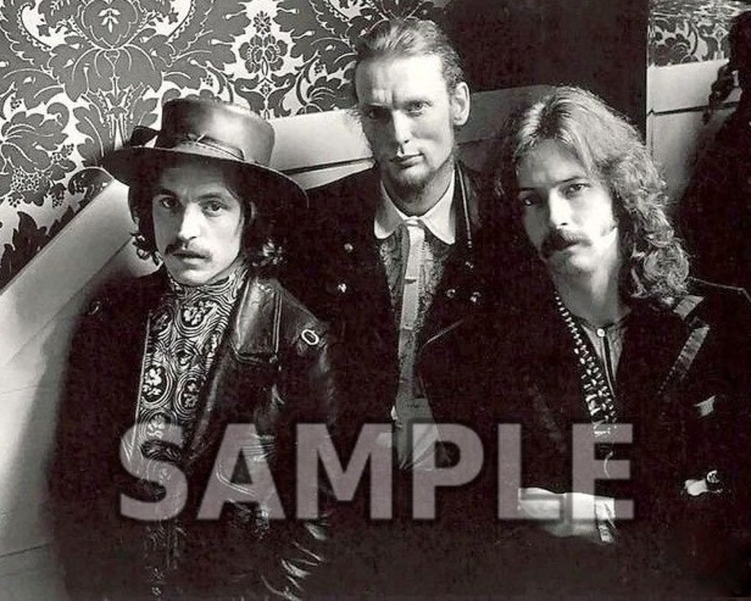 8x10 Photo cream Eric Clapton, Ginger Baker, Jack Bruce, Pop Singers