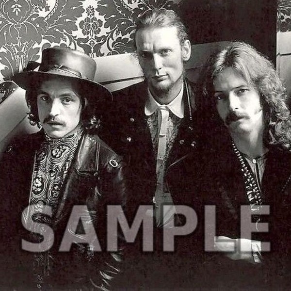 8x10 photo "Cream" Eric Clapton, Ginger Baker, Jack Bruce, pop singers, rock 'n roll publicity photo