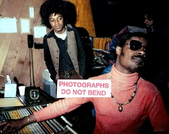 8x10 photo Michael Jackson with Stevie Wonder, 1969