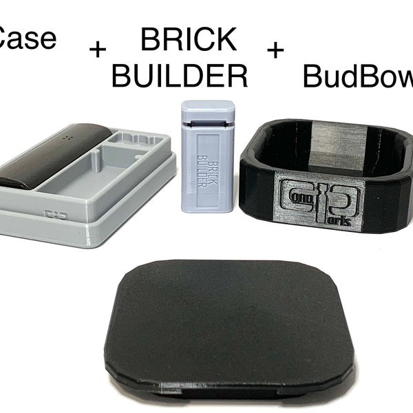 Save!!! Case + BRICK BUILDER + BudBowl COMBO for Pax 3 / Pax 2 / Pax Plus