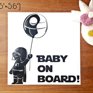 Naklejka | Baby on Board | Groot | Gwiezdne Wojny | Yoda | Naklejka winylowa | Naklejka na szybę samochodową | Naklejka na samochód | Naklejka | Naklejka na laptopa | Naklejka na butelkę z wodą
