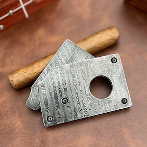 Crown & Tiger Cigar Cut - Zigarren-Messer handgefertigte Zigarren Schere -  The Square Cigar Cutter