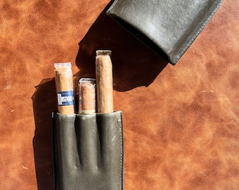 B ITEM cigar case made of genuine leather - 3 step case - PROTOTYPES