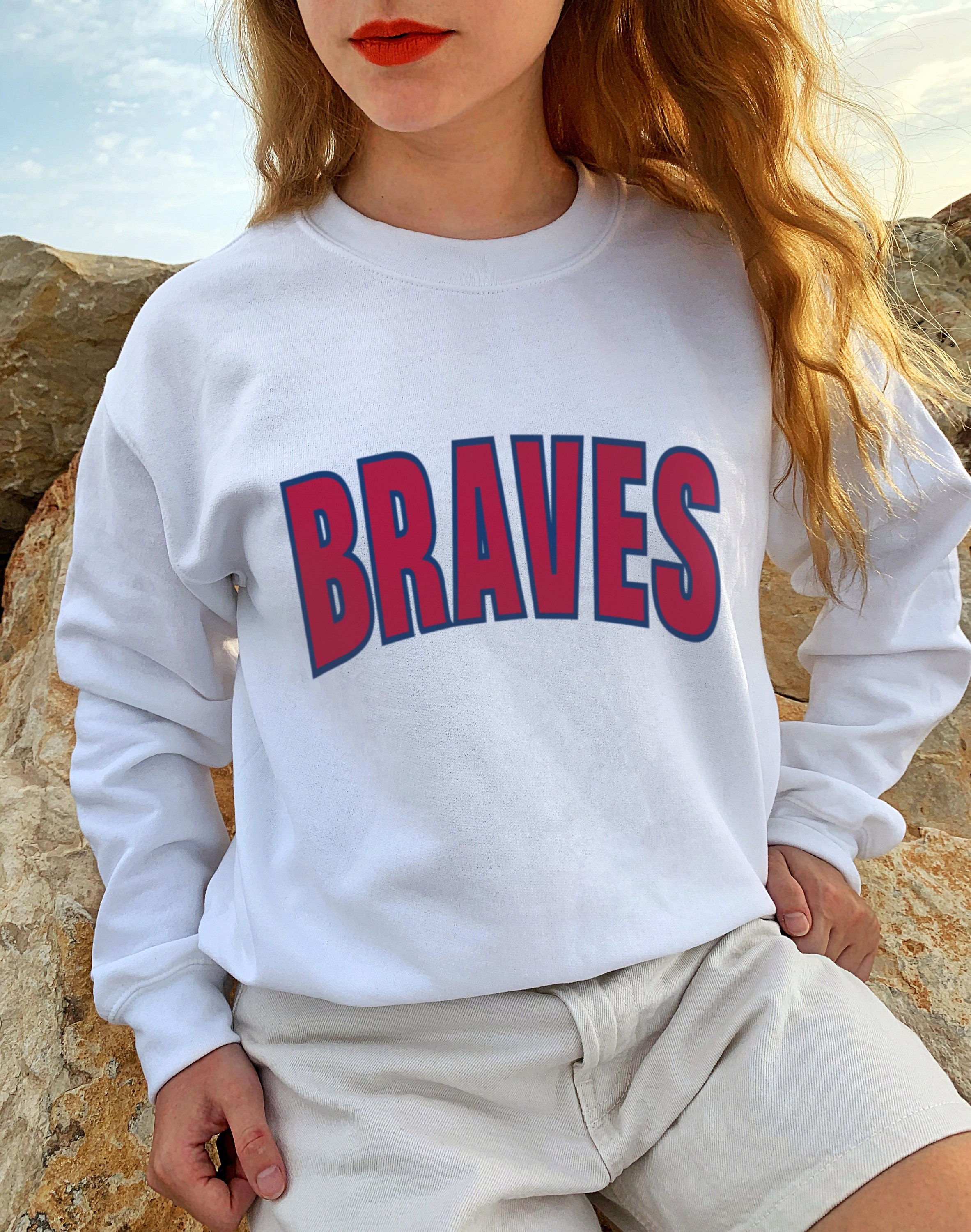 vintage braves sweatshirt