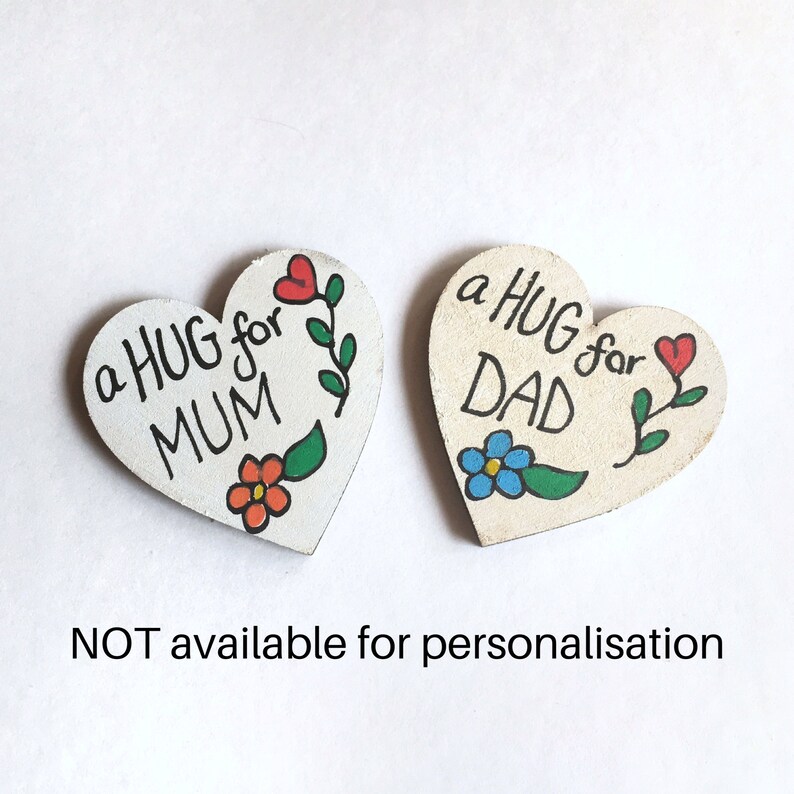 A Hug for Mum & Dad Hug Tokens Set Send A Hug Pocket Hug Etsy UK