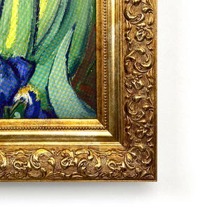 Moldura dourada para TV Samsung The Frame, com acabamento em relevo e detalhes ornamentados, compatível com TVs Hisense Canvas e TCL de 32, 43, 50, 55, 65, 75 e 85 polegadas.