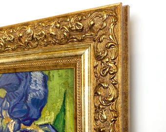 Gold Ornate TV Frame, Embossed Baroque Bezel Cover for Samsung The Frame TCL Hisense Canvas TVs, 32, 43, 50, 55, 65, 75, 85 inch