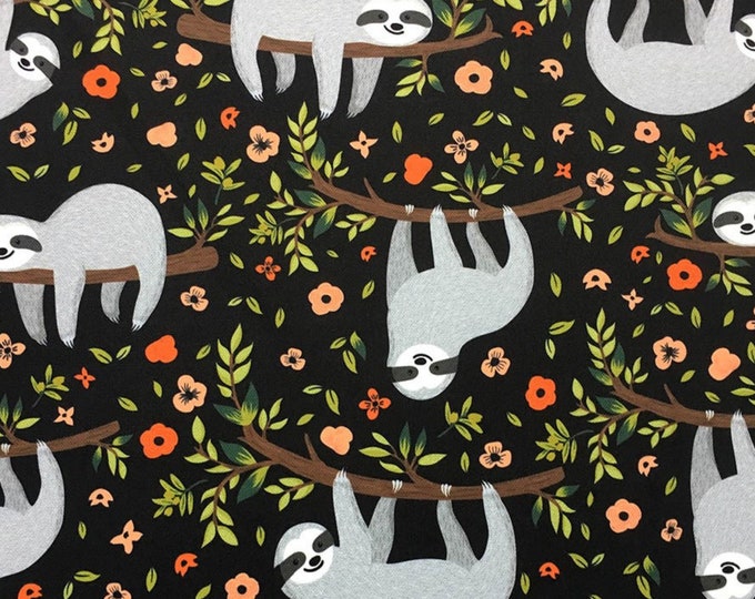 Cat Print Fabric by the Yard Cute Packed Staring Cats Fabric Etsy