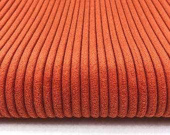 Cordsamt Polsterstoff Orange Breitcord Samt Material Boho Matte Wohnkultur Kissen Möbel Stuhl Sofa Stoff Meterware