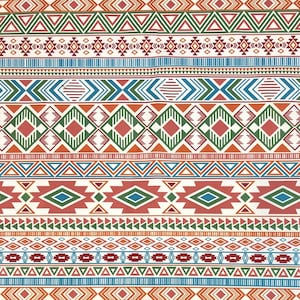 Southwestern Aztec Navajo Fabric, Boho Bohemian Tribal Kilim Print Home Decor Tapestry Furniture Sofa Chair Upholstery Fabric by the Yard