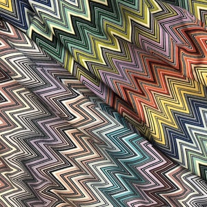 Modern Zigzag Chevron Upholstery Fabrics, Colorful Geometric Print Decorative Home Decor Furniture Chair Sofa Upholstery Fabric by the Yard