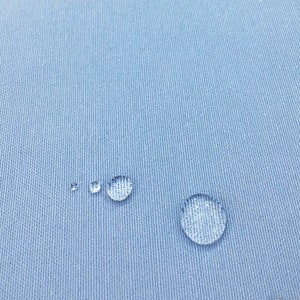 Tessuto in tela azzurro baby tagliato su misura, tessuto per esterni in cotone resistente all'acqua, tessuto per arredamento della casa, tenda, nido per bambini, letto, mobili, tappezzeria