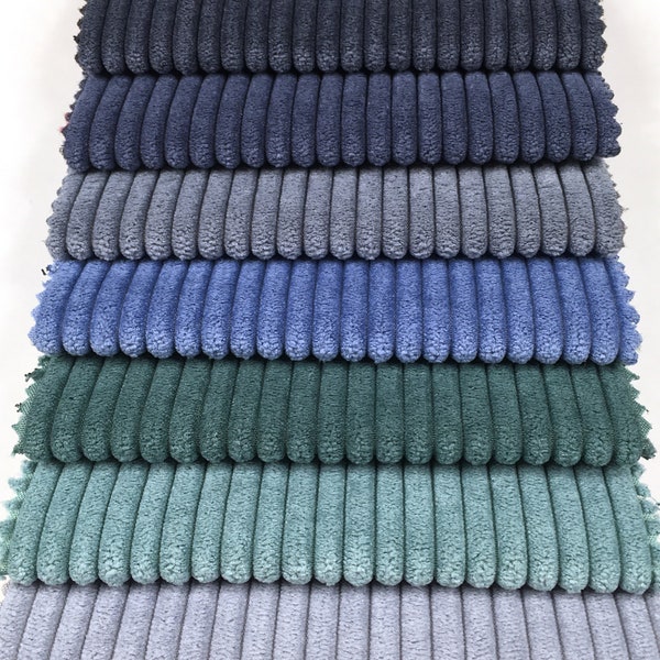 Corduroy Upholstery Fabrics Wide 4 Wale Velvet Corduroy Material 36 Colors Boho Matte Home Decor Chair Sofa Furniture Fabric by the Yard
