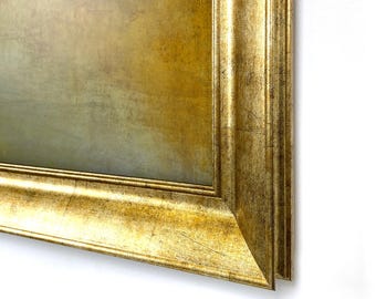 Gold Gilded TV Frame, Champagne Gold Modern Bezel Cover for Samsung The Frame Hisense Canvas TCL TVs, 32, 43, 50, 55, 65, 75, 85 inch