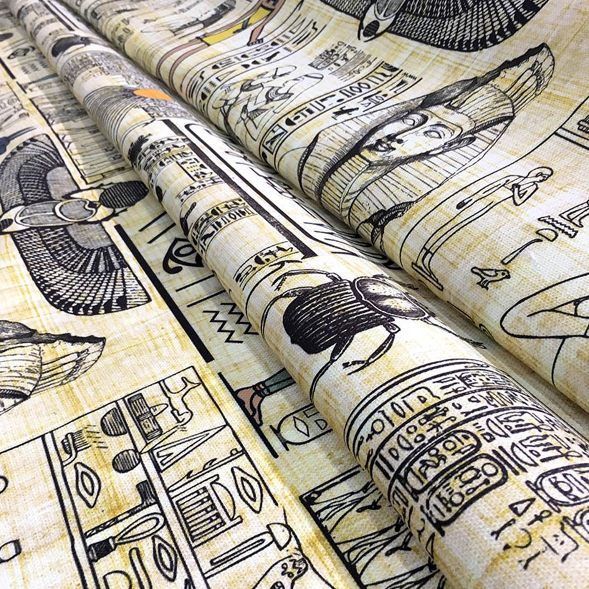 Ancient Egypt Upholstery Fabric by the Yard Historical Etsy UK