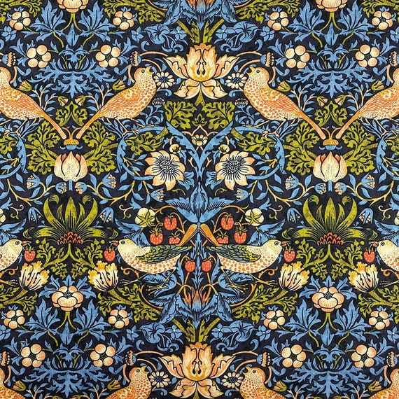 William Morris Strawberry Thief Tapestry - Free Samples Available - Fabric  Online