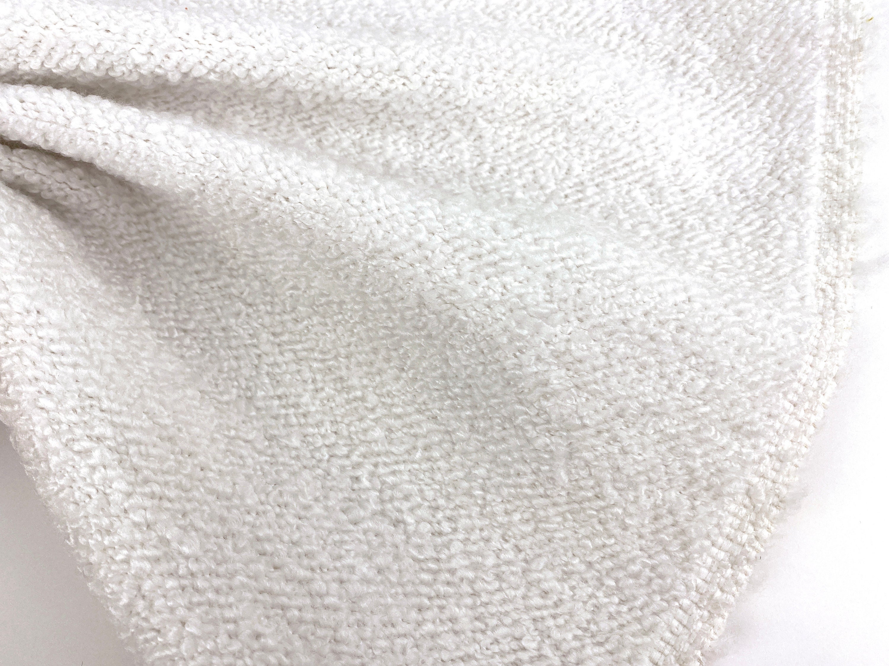NEW Sir Hugo Designer Upholstery Boucle Sherpa Faux Fur Fabric in White