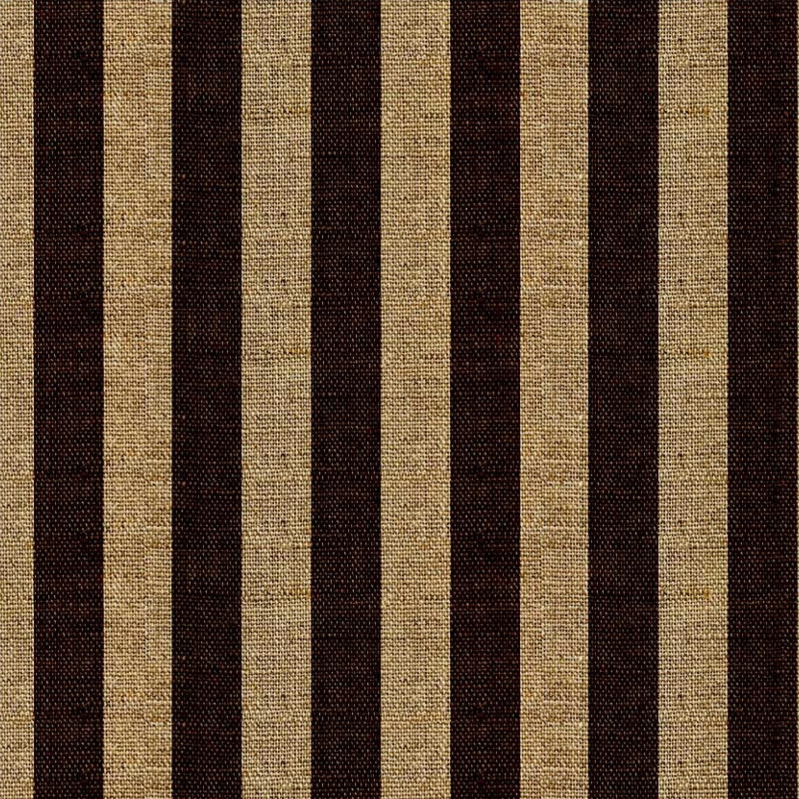 Wide Striped Upholstery Fabric Black and Brown Burlap Jute Etsy