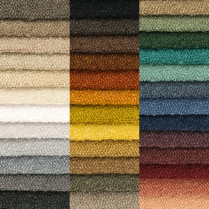 Boucle Upholstery Fabric Textured Heavy Weight Chunky Boucle Chair Couch Sofa Fabric Curly Teddy Headboard Furniture Material by the Yard