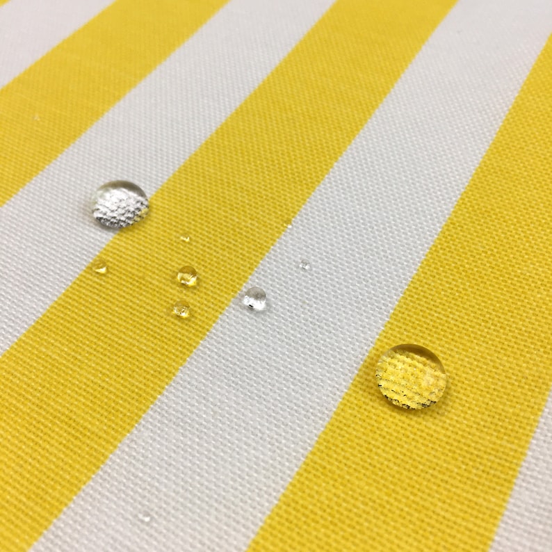 Striped Canvas Fabrics Water Repellent Cotton Outdoor Fabric Etsy