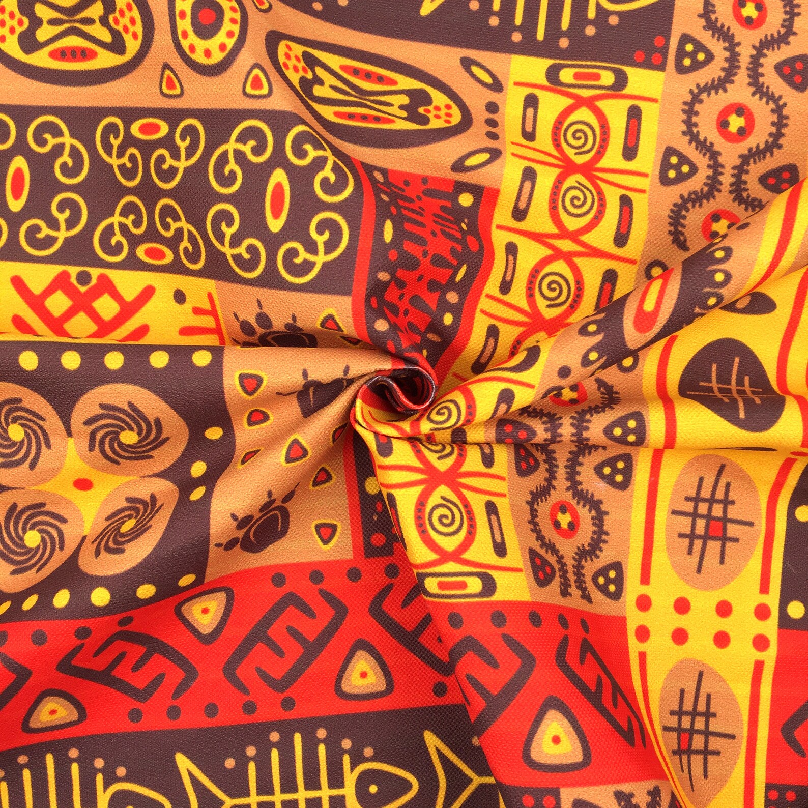 Tribal African Upholstery Fabric by the Yard Ethnic Primitive Etsy