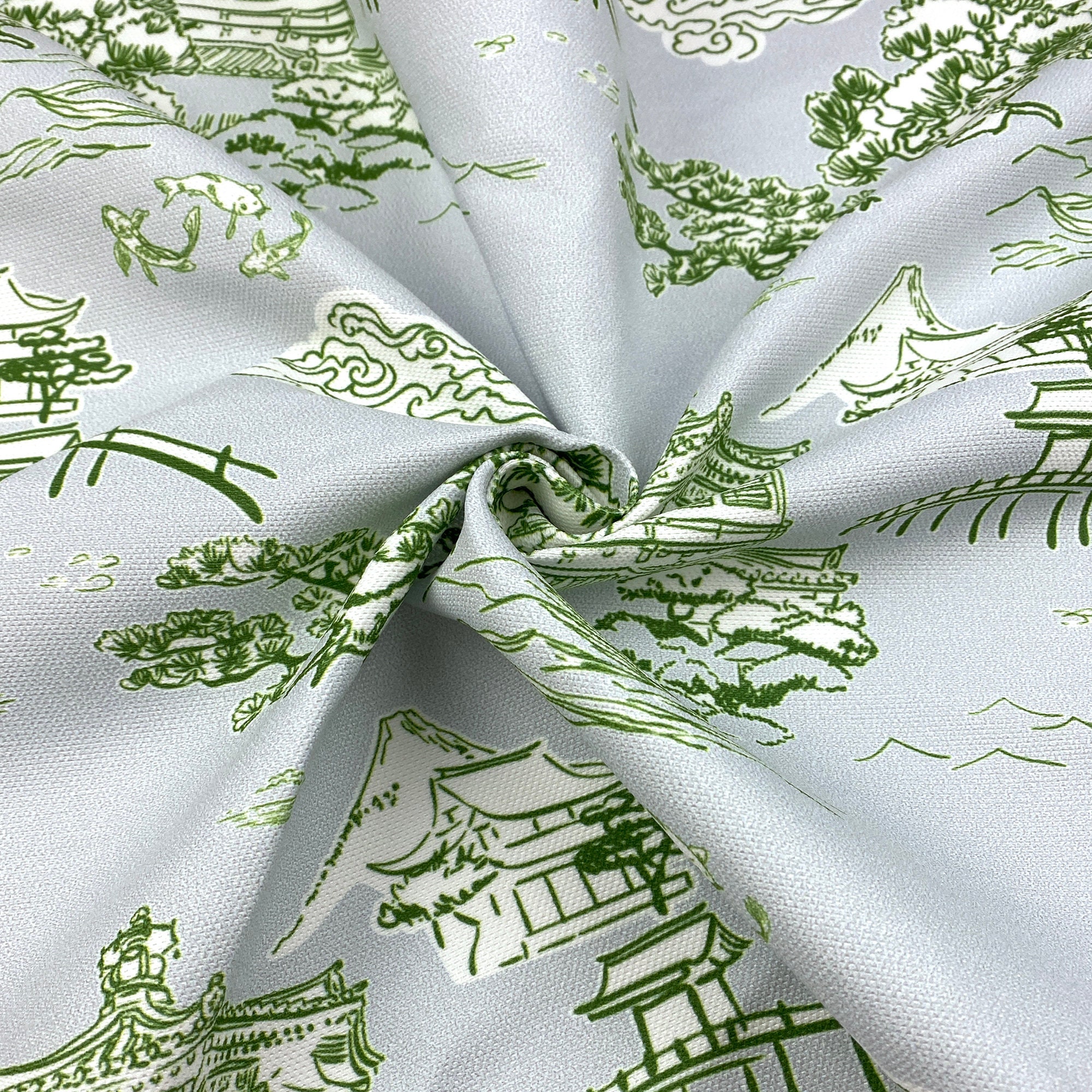 Asian Chinoiserie Upholstery Fabric Oriental Toile De Jouy Asian Chinoiserie Upholstery Fabric Oriental Toile De Jouy