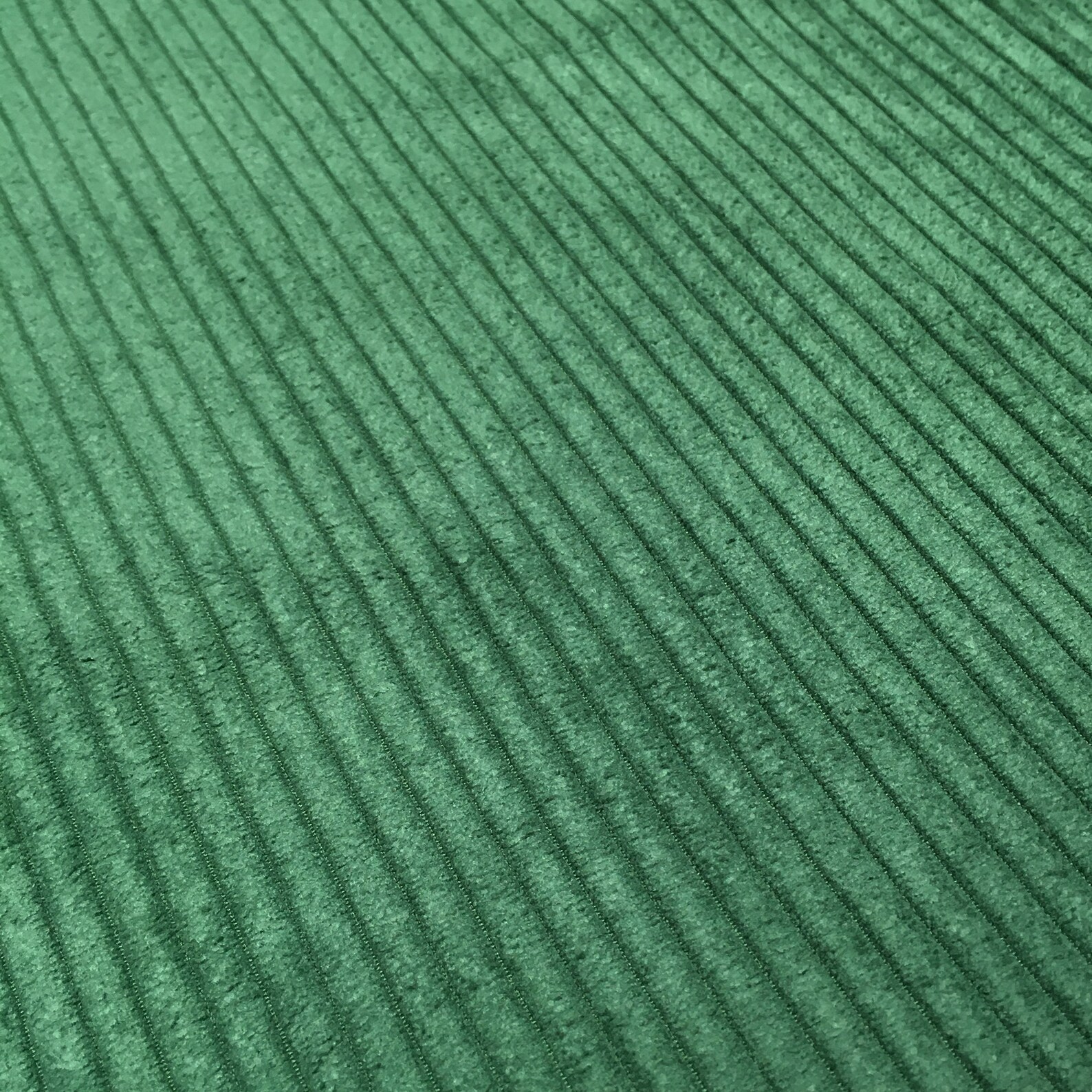 Green Corduroy Upholstery Fabric Wide Wale Velvet Boho Matte | Etsy