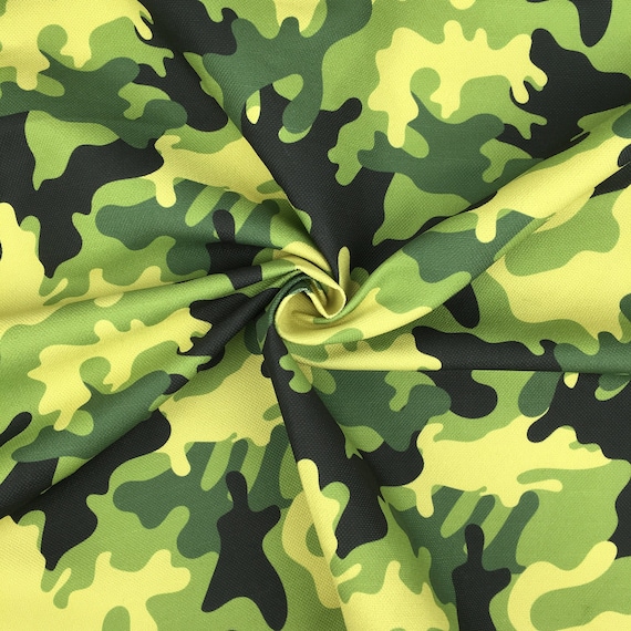 Erosebridal Tela de camuflaje de The Yard, tela decorativa de camuflaje  verde militar, tela de tapicería de camuflaje para sillas, tela de  camuflaje