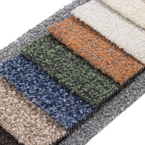 Heavy Boucle Upholstery Fabrics, Textured Luxury Boucle Fabric, Home Decor Headboard Furniture Couch Ottoman Chair Sofa Fabric by the Yard