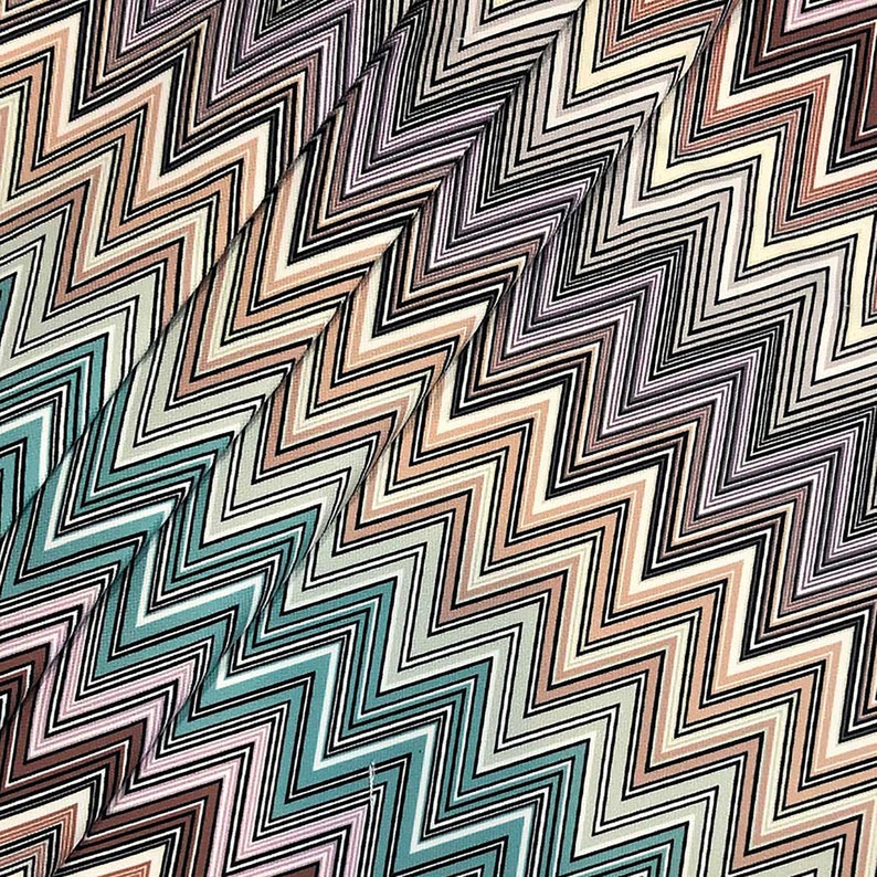 Modern Zigzag Chevron Upholstery Fabrics, Colorful Geometric Print Decorative Home Decor Furniture Chair Sofa Upholstery Fabric by the Yard Soft