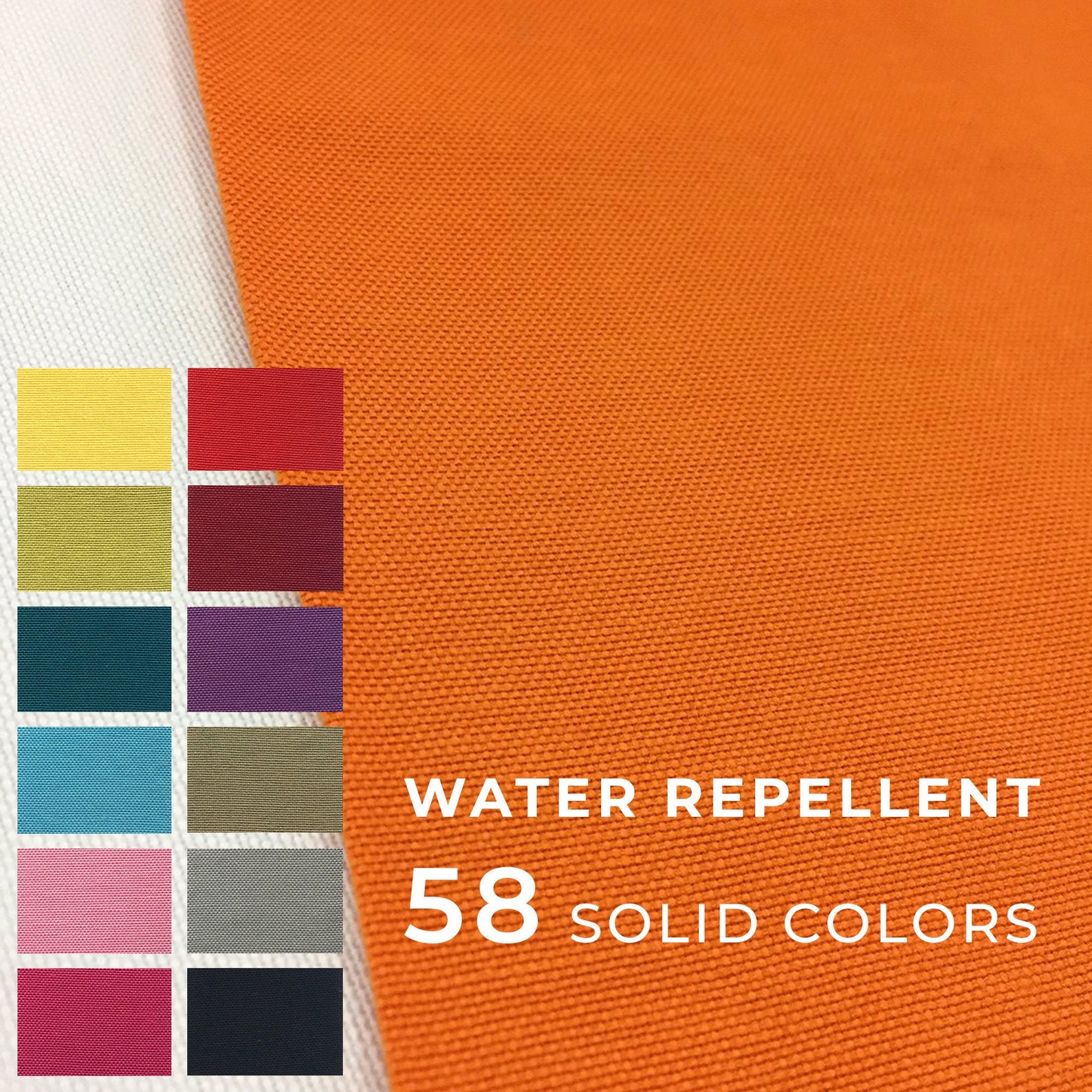 Canvas Fabrics by the Yard Water Repellent Outdoor Fabrics Etsy Canada